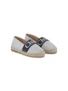 Chloé Logo-print Espadrilles In Blue
