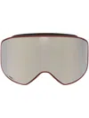 Chloé Logo-print Goggle-style Glasses In Red