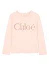 Chloé Logo-print Long-sleeved T-shirt