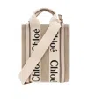 Chloé Logo-print Panelled Tote Bag In Nude