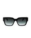 Chloé Chloe Squared Sunglasses Ch0190 S 001 In Black
