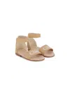 Chloé Logo-print Sandals In Neutrals