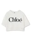 Chloé Logo-print Sweatshirt In Weiss