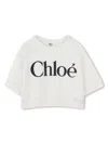 Chloé Logo-print Sweatshirt In White