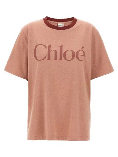 CHLOÉ CHLOÉ LOGO PRINT T-SHIRT