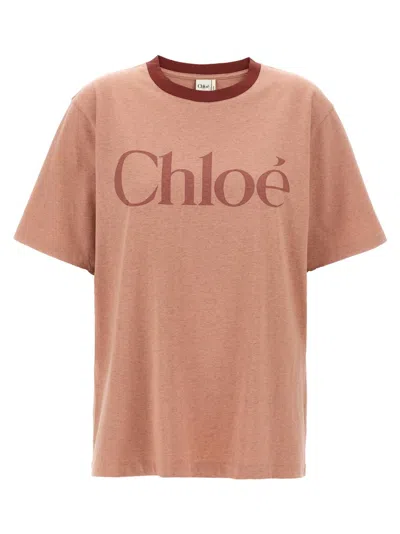 CHLOÉ CHLOÉ LOGO PRINT T-SHIRT