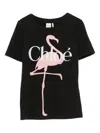 Chloé Logo-print T-shirt In Black