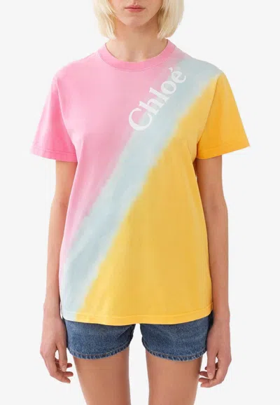 CHLOÉ LOGO PRINT T-SHIRT