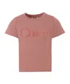 Chloé Logo-print T-shirt In Pink