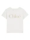 Chloé Logo-print T-shirt In White