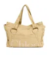 Chloé Logo Printed Plage Tote Bag