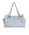 Chloé Logo Printed Plage Tote Bag