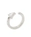 Chloé Logo Ring In White