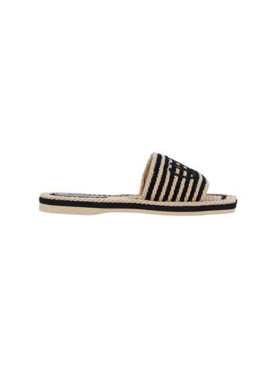 CHLOÉ LOGO SANDALS "SAND"