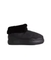 Chloé Polar Faux Shearling-trimmed Ankle Boots In Black