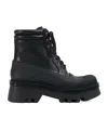 Chloé Logo Short Boots In Black