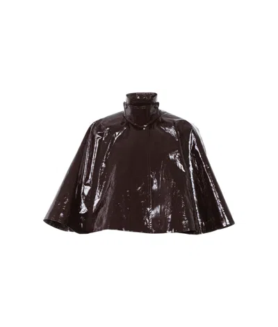 CHLOÉ CHLOÉ COLLARED CAPE JACKET