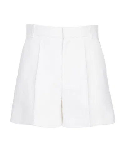 Chloé Logo Shorts In White