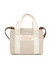 Chloé Logo Shoulder Bag In 中性色
