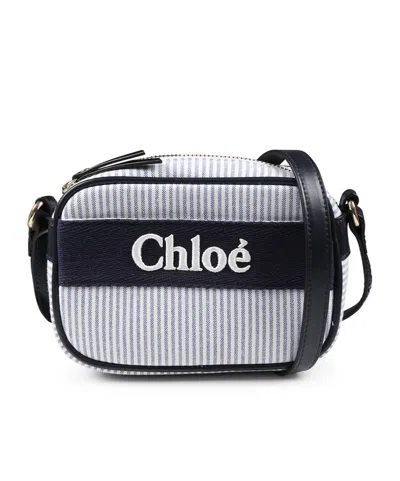 Chloé Logo Shoulder Bag In Black