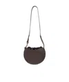 Chloé Mate Large Woven Leather Drawstring Hobo Bag In Black