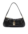 Chloé The 99 Shoulder Bag In Shiny Grained Calfskin In Black