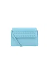 Chloé Mony Mini Leather Cross-body Bag In Blue