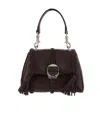 Chloé Mini Penelope Bag Dark Brown In Brown