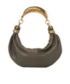 Chloé Bracelet Banana Shoulder Bag In Buffalo Leather In Multicolor