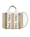 Chloé Mini Woody Tote Bag In White