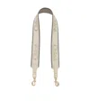 Chloé Chloe Embroidered-logo Shoulder Bag Strap In Nude