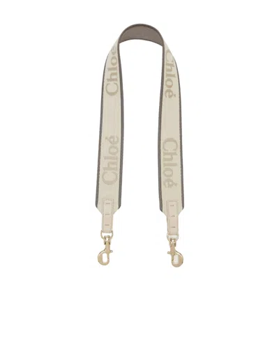 CHLOÉ LOGO SHOULDER STRAP