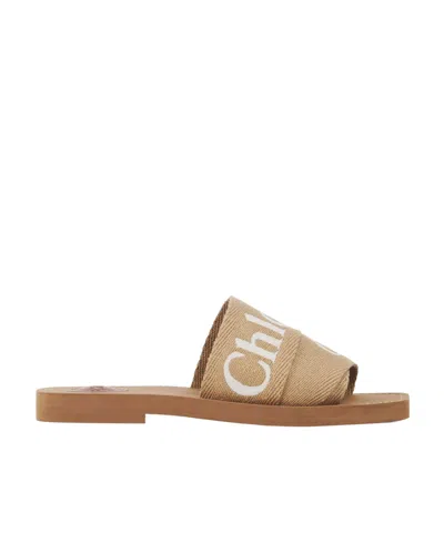 CHLOÉ CHLOÉ WOODY FLAT MULES
