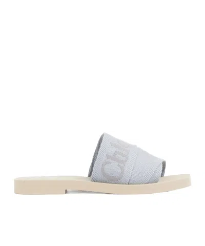 CHLOÉ CHLOÉ WOODY OPEN TOE SLIP-ON SLIDES
