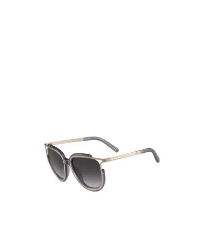 Chloé Logo Sunglasses In Black