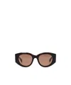 Chloé Logo Sunglasses In Black