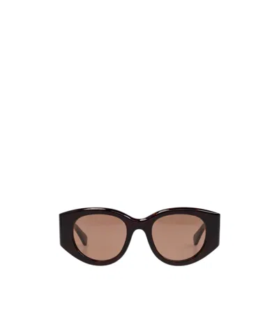 Chloé Logo Sunglasses In Black