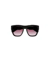 Chloé Polished Square-frame Sunglasses In Black