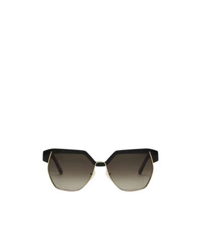 Chloé Logo Sunglasses In Brown