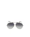 Chloé Logo Sunglasses In Gray