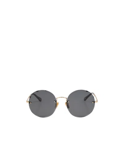 CHLOÉ OVERSIZED ROUND-FRAME SUNGLASSES