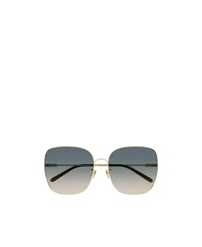 Chloé Logo Sunglasses In Green