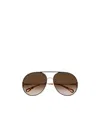 Chloé Pilot-frame Sunglasses In Green