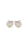 Chloé Logo Sunglasses In Nude