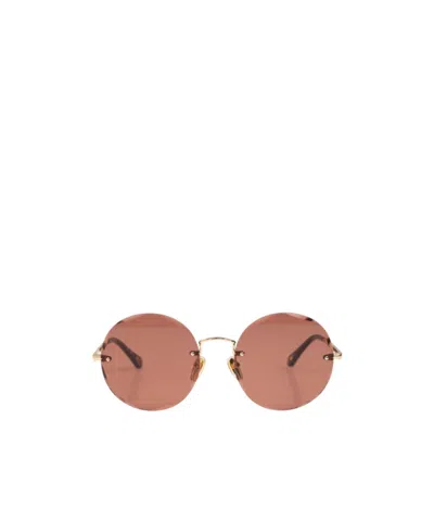CHLOÉ CHLOÉ EYEWEAR ROUND-FRAME SUNGLASSES
