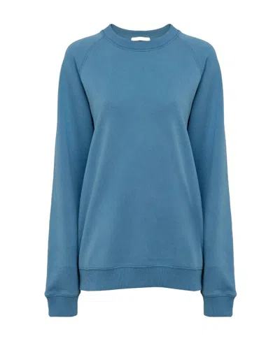 Chloé Logo Sweater In Blue