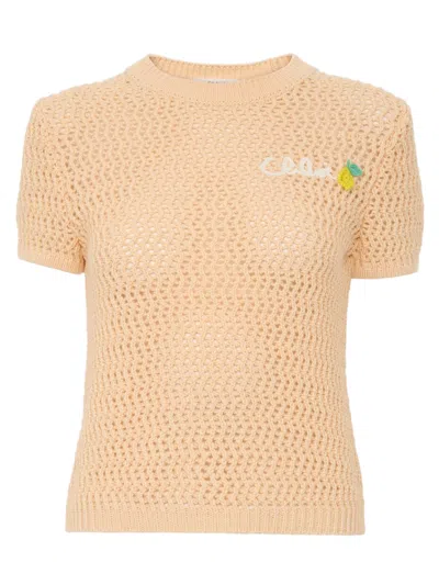 CHLOÉ CHLOÉ LOGO SWEATER