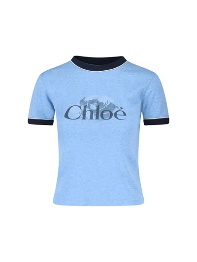 CHLOÉ LOGO T-SHIRT