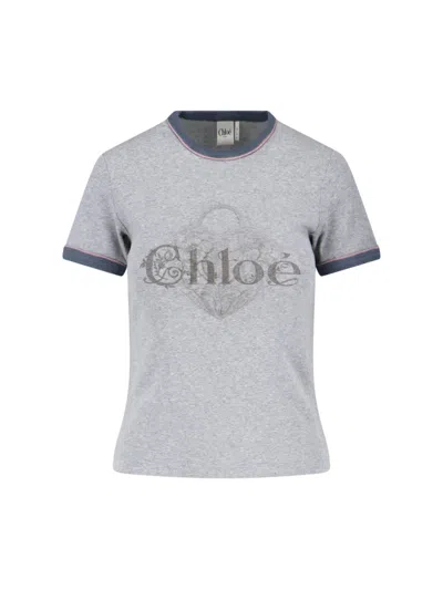 CHLOÉ LOGO T-SHIRT