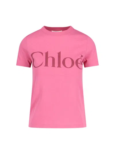 CHLOÉ LOGO T-SHIRT